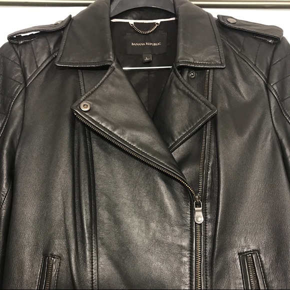Banana Republic Leather Jacket - Picture 5 of 8